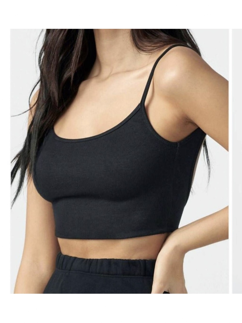 Joah Brown Low Back Crop Top